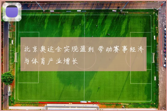 北京奥运会实现盈利 带动赛事经济与体育产业增长
